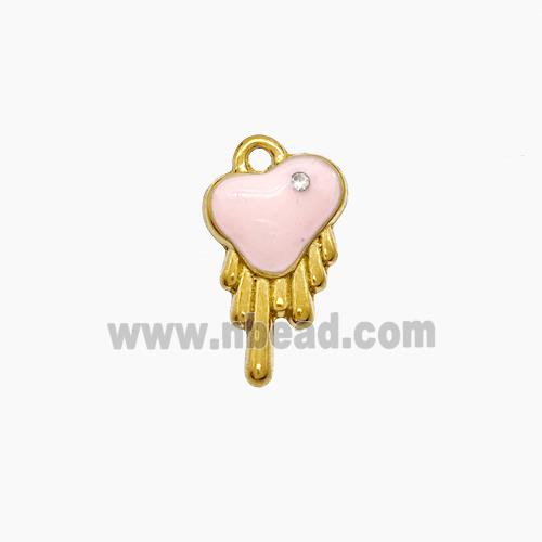 Stainless Steel Pendant, Gold plated