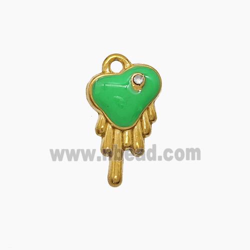 Stainless Steel Pendant, Gold plated