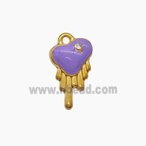 Stainless Steel Pendant, Gold plated