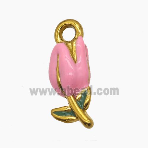 Stainless Steel Pendant, Gold plated