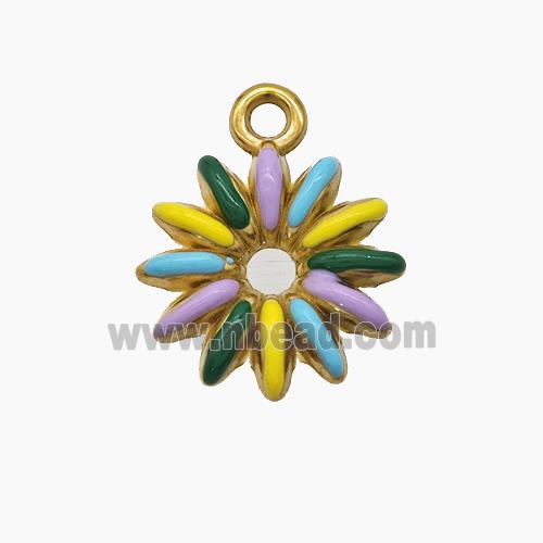 Stainless Steel Pendant, Gold plated