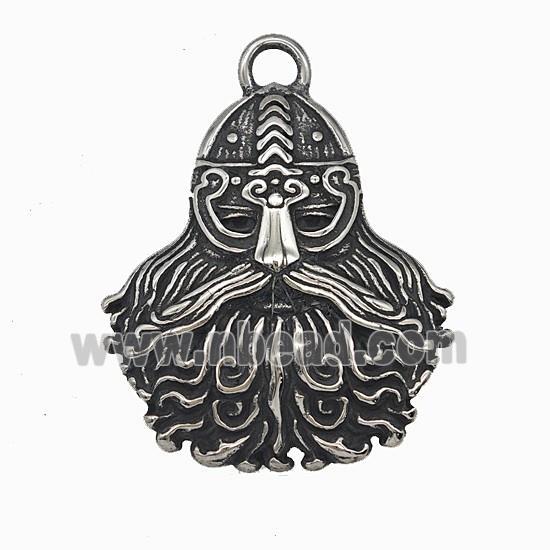Odin Charms 304 Stainless Steel Pendant Antique Silver