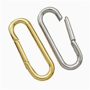 Copper Carabiner Clasp Mixed, approx 9-25mm