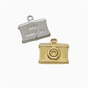Copper Camera Charms Pendant Mixed, approx 9-12mm