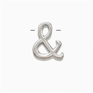 Copper And Signs Pendant Platinum Plated, approx 7-9mm