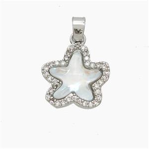 Copper Pendant Pave Zircon, Gold Plated, approx 13-14mm