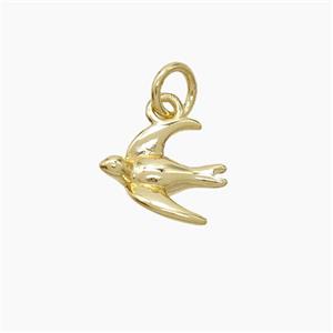 Copper Pendant, Gold Plated, approx 11mm