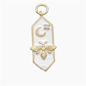 Copper Pendant, Gold Plated, approx 8-21mm