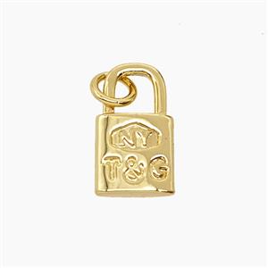 Copper Pendant, Gold Plated, approx 8-14mm
