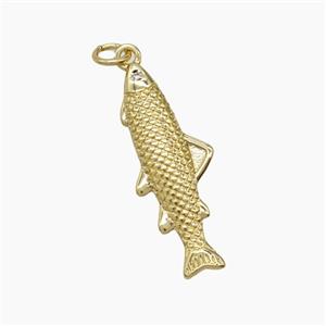 Copper Pendant Pave Zircon, Gold Plated, approx 10.5-26mm