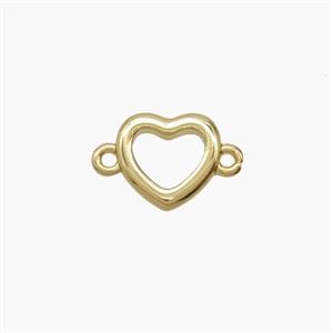 Copper Connector, Gold Plated, approx 9mm