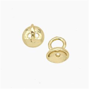 Copper Bail Gold Plated, approx 6mm