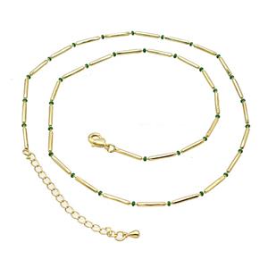 Copper Necklace Chain Gold Plated, approx 1.5mm, 40-45cm length