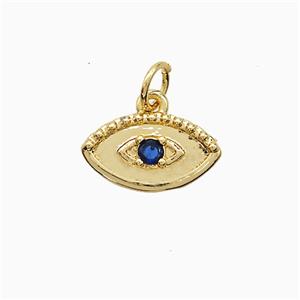 Copper Pendant Pave Zircon, Gold Plated, approx 8-14mm