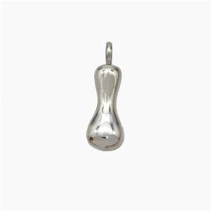 Copper Pendant Pave Resin Pearlized, Gold Plated, approx 10-12mm