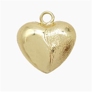 Copper Pendant, Gold Plated, approx 20mm