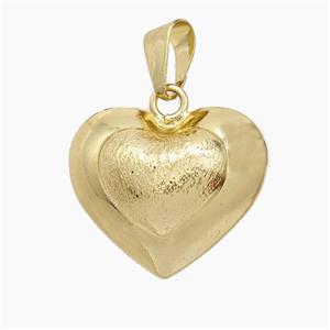 Copper Pendant, Gold Plated, approx 25mm