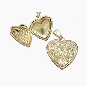 Copper Pendant, Gold Plated, approx 19mm