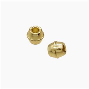 Copper Bicone Beads Gold Plated, approx 5-6mm