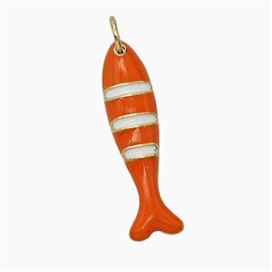 Enamel Copper Pendant, Gold Plated, approx 6-24mm