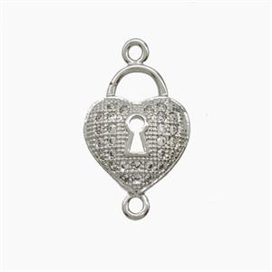 Copper Pendant Pave Zircon, Gold Plated, approx 12mm