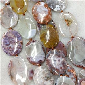 Natural Carnelian Agate Oval Beads Red, approx 30-40mm