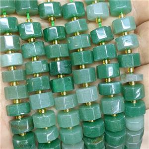 Natural Green Aventurine Heishi Beads, approx 10mm