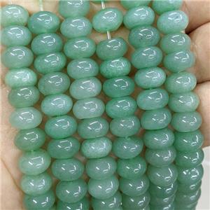 Natural Green Aventurine Beads Smooth Rondelle, approx 10mm