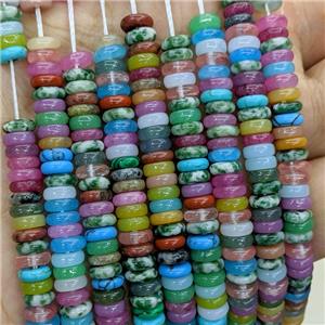 Mix Gemstone Heishi Beads Dye, approx 6mm