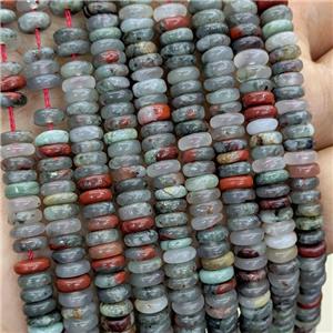 Natural African Bloodstone Heishi Beads, approx 6mm