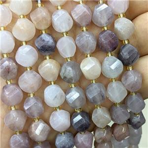 Violet Jasper Twist Beads, approx 9-10mm