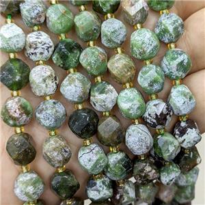 Natural Green Opal Twist Beads, approx 9-10mm