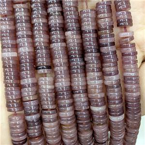 Jade Heishi Beads Dye, approx 1x6mm