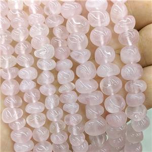 Natural Pink Madagascar Rose Quartz Chip Beads Freeform, approx 9-11mm