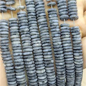 Black Labradorite Heishi Beads Matte, approx 6mm