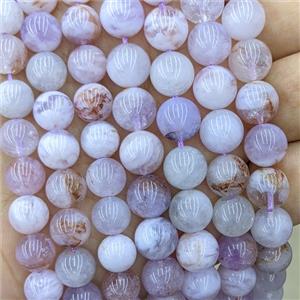 Natural Purple Chalcedony Beads Smooth Round, approx 12mm