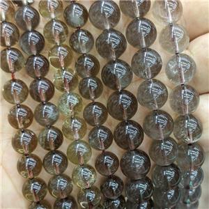 Smoky Quartz Beads Smooth Round, approx 8mm