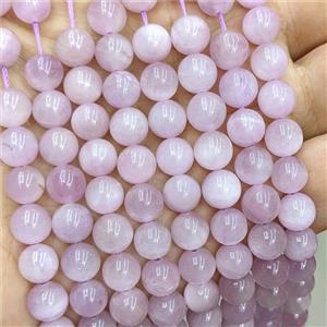 Natural Kunzite Beads Lavender Smooth Round, approx 12mm