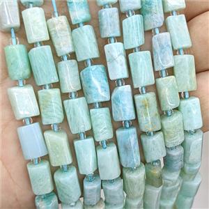 gemstone bead, faceted tube, approx 7-14mm