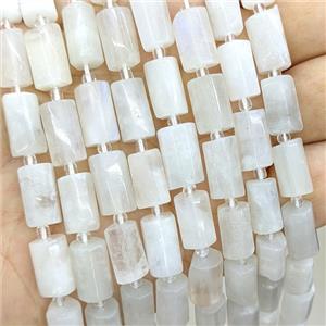 gemstone bead, faceted tube, approx 7-14mm
