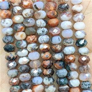 gemstone bead, faceted rondelle, approx 6mm