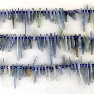 Natural Blue Kyanite Chips Beads Freeform Topdrilled, approx 7-20mm
