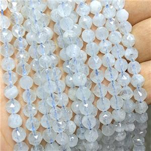 Natural Blue Aquamarine Beads Cutted Round, approx 6mm