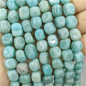 Natural Green Amazonite Chips Beads Freeform, approx 9-12mm