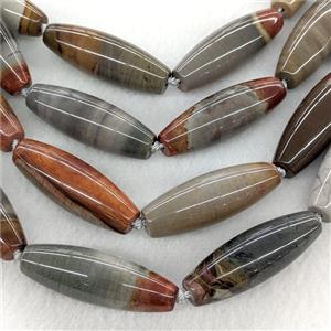 Natural Ocean Jasper Rice Beads, approx 14-40mm