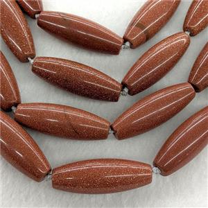 Golden Sandstone Rice Beads, approx 14-40mm