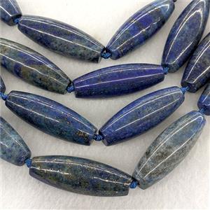 Natural Blue Lapis Lazuli Rice Beads, approx 14-40mm