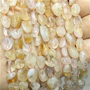 Natural Citrine Chip Beads Freeform, approx 8-10mm