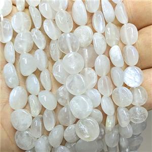 Natural White Moonstone Chip Beads Freeform, approx 8-10mm