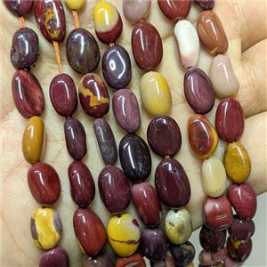 Natural Mookaite Chip Beads Freeform Multicolor, approx 8-10mm